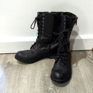 Black Combat Boots